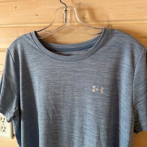 Under Armour HeatGear Loose Fit Training Shirt Blue Men’s XL